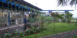 Industintas, diseño bioclimático planta industrial: ambiente productivo y sano. Yumbo, Valle del Cauca