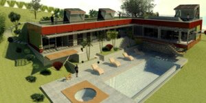 Casa 44 Parcelación Laguna Seca, Bioclimatica, Moderna